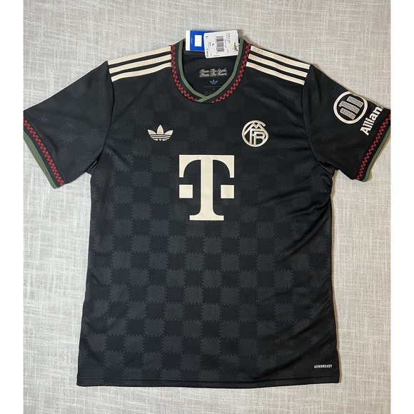 adidas Other - Adidas Originals FC Bayern Munich 25/26 Third Jersey Black KE6801 Mens Large NWT